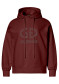 podgląd Damska bluza z kapturem Goldbergh Giorgia Hooded Sweater Vino Rosso