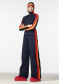 podgląd Damskie spodnie Goldbergh Strive Wide Leg Track Pant French Blue