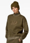 podgląd Damska bluza Goldbergh Sizzle Turtle Neck Sweater Dark Olive Lurex Melange