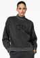 podgląd Damska bluza Goldbergh Sizzle Turtle Neck Sweater Black Lurex Melange