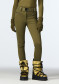 podgląd Damskie spodnie slim fit Goldbergh Sandy Ski Pants Dark Olive