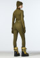 podgląd Damskie spodnie slim fit Goldbergh Sandy Ski Pants Dark Olive