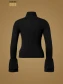 podgląd Damski sweter Goldbergh Fiori Long Sleeve Knit Sweater Black