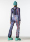 podgląd Damskie spodnie Goldbergh Elena Ski Pants Snake Turchese