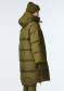 podgląd Damska puchowa kurtka Goldbergh Chaleur Jacket – Dark Olive     