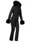 podgląd Damski kombinezon Goldbergh Angele Ski Suit Faux Border Black