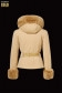 podgląd Damska kurtka Goldbergh Prezioso Ski Jacket Faux Borde Caramello