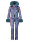 podgląd Damski kombinezon Goldbergh Zafira Ski Suit Faux Border Snake Turchese