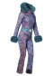 podgląd Damski kombinezon Goldbergh Zafira Ski Suit Faux Border Snake Turchese