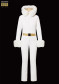 podgląd Damski kombinezon Goldbergh Vita Ski Suit Faux Border Cream