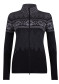 podgląd Newland N4 6704/0167 Damska bluza z zamkiem błyskawicznym, czarna/ciemna G