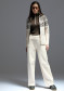 podgląd Spodnie damskie Newland N4 6756/0097 Lady Leg Pants Stone/White