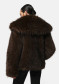 podgląd Płaszcz damski APPARIS Yara Fox Coat Dark Brown