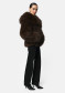 podgląd Płaszcz damski APPARIS Yara Fox Coat Dark Brown