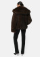podgląd Płaszcz damski APPARIS Yara Fox Coat Dark Brown
