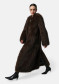 podgląd APPARIS Nolwen Fox Maxi Coat Dark Brown