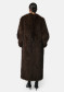 podgląd APPARIS Nolwen Fox Maxi Coat Dark Brown