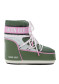 podgląd Damskie śniegowce Moon Boot Icon Low Space Racing-GH01 Forest Green/Silver/Pink