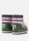 podgląd Damskie śniegowce Moon Boot Icon Low Space Racing-GH01 Forest Green/Silver/Pink