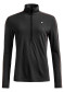 podgląd Damska koszulka funkcjonalna Ortovox 185 Rock'N'Wool Zip Neck W Black Raven