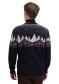 podgląd Dale of Norway Dale Christmas Masc Sweater Navy Offwhite Redrose