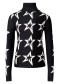 podgląd Sweter damski - Perfect Moment Star Dust Sweater Black/Snow White
