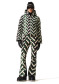podgląd Kurtka damska - Perfect Moment Polar Flare Ski Jacket III Waffle Print – Green