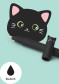 podgląd Legami Erasable Pen-Kitty-Black Ink