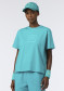 podgląd Damski T-shirt Goldbergh Legacy Short Sleeve Top Turchese