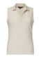 podgląd Damska koszulka polo bez rękawów Goldbergh Caroline Sleeveless Polo Top Champagne