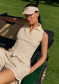 podgląd Damska koszulka polo bez rękawów Goldbergh Caroline Sleeveless Polo Top Champagne