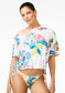 podgląd Damski top Tropique Short Sleeve Top  Capri Dream