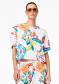 podgląd Damski top Tropique Short Sleeve Top  Capri Dream