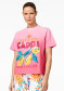 podgląd Damski T-shirt Goldbergh Loredana Short Sleeve Top Italian Rose