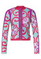 podgląd Damska koszulka Goldbergh Rafaella  Long Sleeve Zip Rashguard Turchese