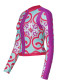podgląd Damska koszulka Goldbergh Rafaella  Long Sleeve Zip Rashguard Turchese