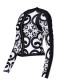 podgląd Damska koszulka Goldbergh Rafaella Long Sleeve Zip Rashguard Black/White