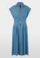 podgląd Sukienka damska Marc Cain AC 21.42 D63 Dress Light Denim 350