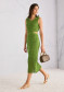 podgląd Sukienka damska Marc Cain AC 21.56 M25 Dress Garden Green 526