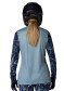 podgląd Koszulka kolarska damska Fox W Ranger Ls Jersey Img Print Arctic Blue