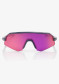podgląd Okulary przeciwsłoneczne dziecięce 100% Slendale YOUTH Matte White/Pink - HiPER Vital Pink Mirror Lens