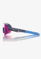 podgląd Okulary przeciwsłoneczne dziecięce 100% Slendale YOUTH Matte White/Pink - HiPER Vital Pink Mirror Lens