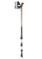 podgląd Kije trekkingowe Leki Traveler Alu, czarno-srebrno-szaro-neonowożółte, 90 - 130 cm