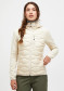 podgląd Kurtka damska Peak Performance Helium Hybrid Down Hood Jkt W Sand Fog N36