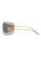 podgląd Okulary przeciwsłoneczne Miu Miu MU 54YS 5AK30B80 Gold/Light Grey
