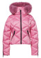 podgląd Kurtka damska Goldbergh Harumi Ski Jacket Faux Border Pink Cosmos