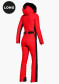 podgląd Damski kombinezon narciarski Goldbergh Parry Long Ski Suit Faux Border Flame