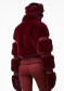 podgląd Kurtka narciarska damska Goldbergh Furry Ski Jacket Vino Rosso