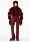 podgląd Kurtka narciarska damska Goldbergh Furry Ski Jacket Vino Rosso