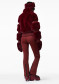 podgląd Kurtka narciarska damska Goldbergh Furry Ski Jacket Vino Rosso